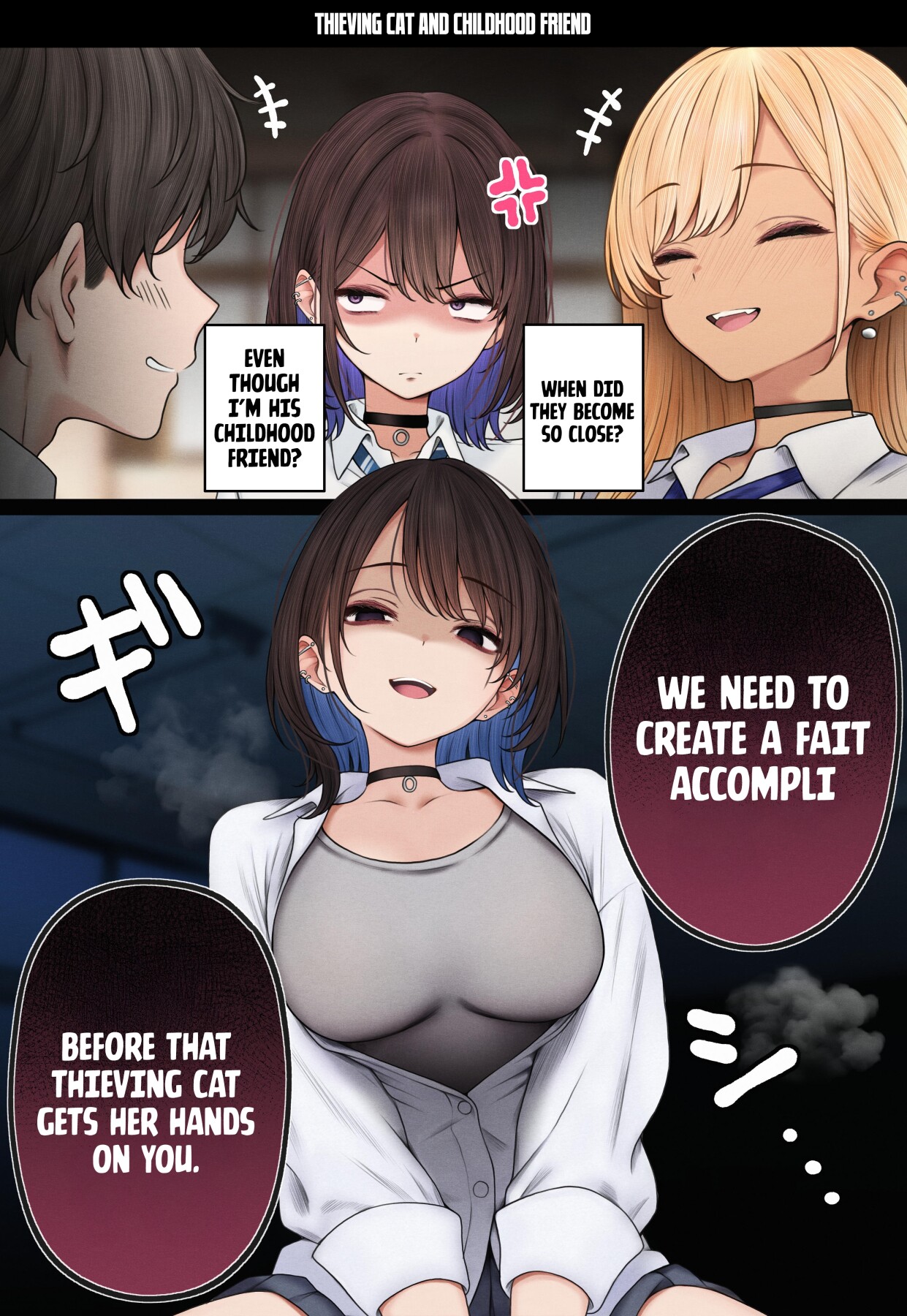 Hentai Manga Comic-The story of how my bedroom became my gyaru childhood friend's fuck-room-Read-71